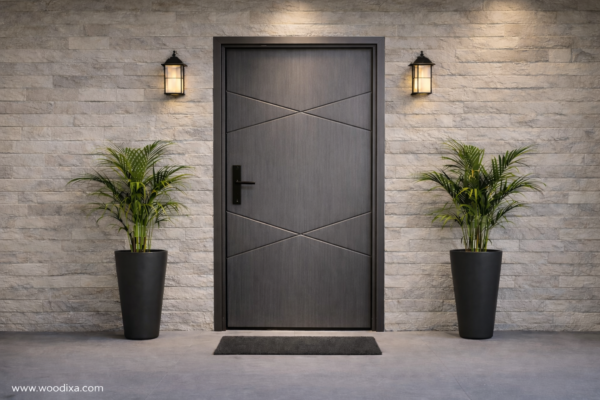Axion Door Metallic Grey Color