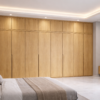 Elara Wardrobe Natural Oat Color