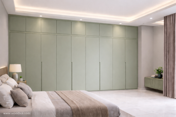 Elara Wardrobe Sage Green Color