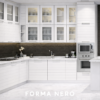 Forma Nero Kitchen Front Pure White Color Forma Nero Kitchen Front Pure White Color