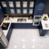 Forma Nero Kitchen Top Navy Blue Color Forma Nero Kitchen Top Navy Blue Color