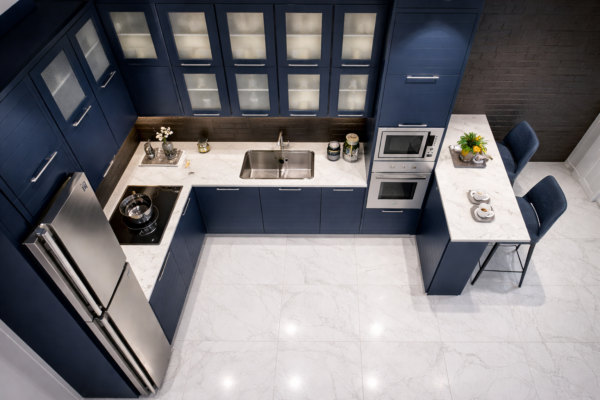Forma Nero Kitchen Top Navy Blue Color