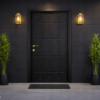 Orix Door Matte Black Color Orix Door Matte Black Color