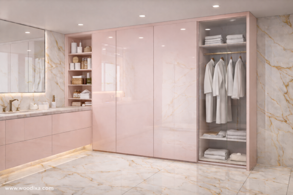 Riva Wardrobe Blush Pink Color Riva Wardrobe Blush Pink Color