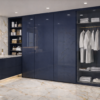 Riva Wardrobe Navy Blue Color Riva Wardrobe Navy Blue Color