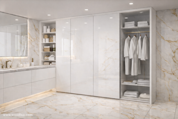 Riva Wardrobe White Marble Color Riva Wardrobe White Marble Color