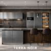Terra Noir Kitchen Front Metallic Grey Color