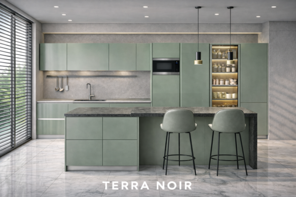Terra Noir Kitchen Front Sage Green Color