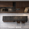 Terra Noir Kitchen Top Dark Walnut Color