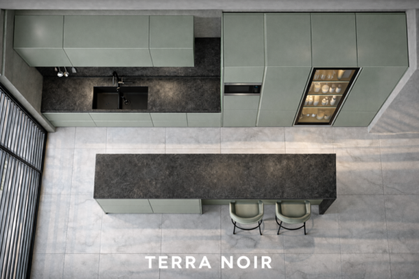 Terra Noir Kitchen Top Sage Green Color