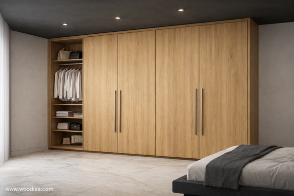 Velora Wardrobe Natural Oat Color Velora Wardrobe Natural Oat Color