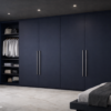 Velora Wardrobe Navy Blue Color Velora Wardrobe Navy Blue Color