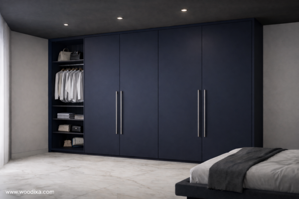 Velora Wardrobe Navy Blue Color Velora Wardrobe Navy Blue Color