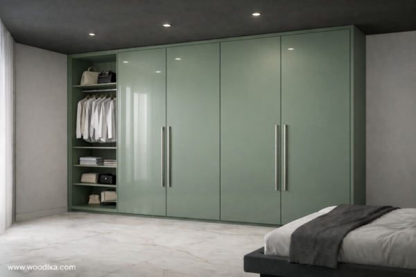 Velora Wardrobe Sage Green Color Velora Wardrobe Sage Green Color