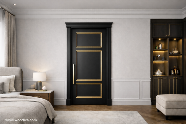 Vera Eleganza Door Matte Black Color Vera Eleganza Door Matte Black Color