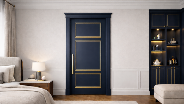 Vera Eleganza Door Navy Blue Color