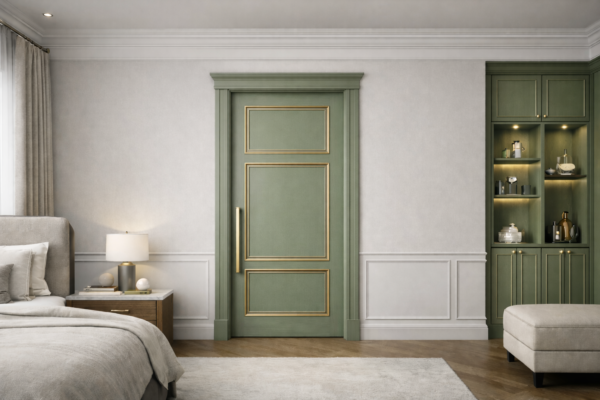 Vera Eleganza Door Sage Green Color Vera Eleganza Door Sage Green Color