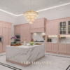 Vera Eleganza Kitchen Front Blush Pink Color Vera Eleganza Kitchen Front Blush Pink Color