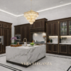 Vera Eleganza Kitchen Front Dark Walnut Color Vera Eleganza Kitchen Front Dark Walnut Color