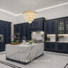 Vera Eleganza Kitchen Front Navy Blue Color Vera Eleganza Kitchen Front Navy Blue Color