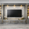 Vera Eleganza Media Wall Metallic Grey Color Vera Eleganza Media Wall Metallic Grey Color