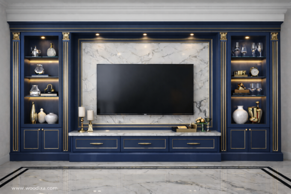 Vera Eleganza Media Wall Navy Blue Color Vera Eleganza Media Wall Navy Blue Color