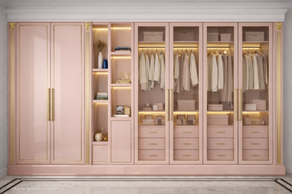 Vera Eleganza Wardrobe Blush Pink Color Vera Eleganza Wardrobe Blush Pink Color