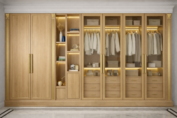 Vera Eleganza Wardrobe Natural Oat Color Vera Eleganza Wardrobe Natural Oat Color