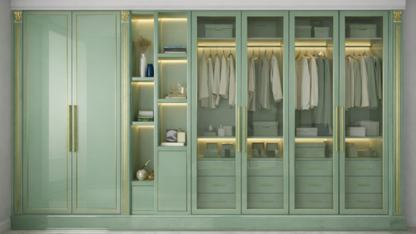 Vera Eleganza Wardrobe Sage Green Color