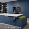Verde Lux Kitchen Drawer Open Navy Blue Color Verde Lux Kitchen Drawer Open Navy Blue Color