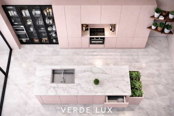 Verde Lux Kitchen Top Blush Pink Color Verde Lux Kitchen Top Blush Pink Color