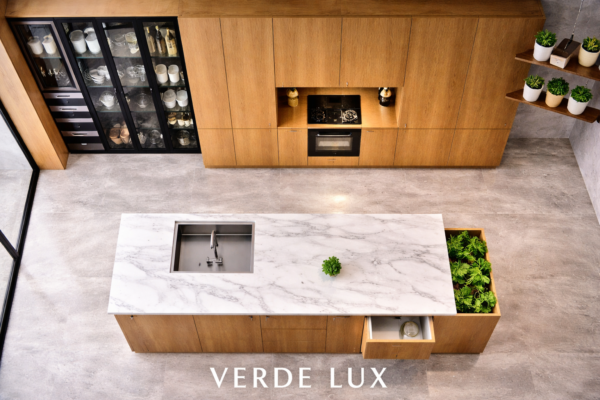 Verde Lux Kitchen Top Natural Oak Color Verde Lux Kitchen Top Natural Oak Color