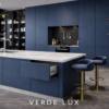 Verde Lux Kitchen With Chairs Navy Blue Color Verde Lux Kitchen With Chairs Navy Blue Color