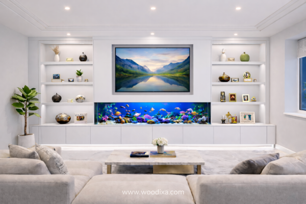 Aquora Media Wall Pure White Color