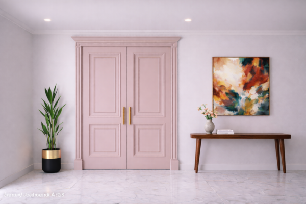 Averon Door Blush Pink Color Averon Door Blush Pink Color