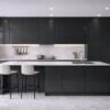 Averon Kitchen Matte Black Color