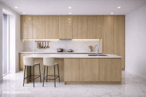 Averon Kitchen Natural Oat Color