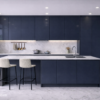 Averon Kitchen Navy Blue Color Averon Kitchen Navy Blue Color