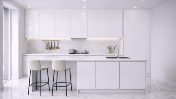 Home 5 Averon Kitchen Pure White Color