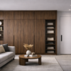 Averon Wardrobe Dark Walnut Color Averon Wardrobe Dark Walnut Color
