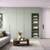 Averon Wardrobe Sage Green Color Averon Wardrobe Sage Green Color