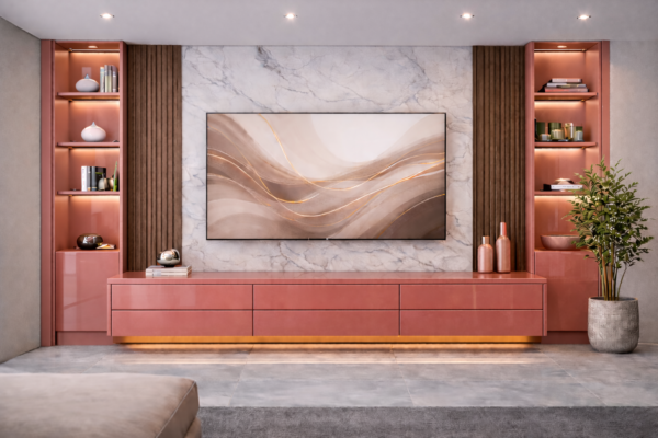 Forma Nero Media Wall Light Red Color