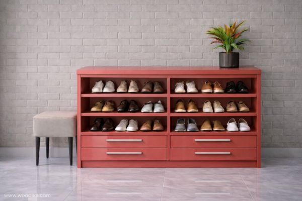 Forma Nero Shoe Rack Light Red Color Forma Nero Shoe Rack Light Red Color