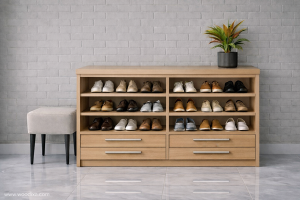 Forma Nero Shoe Rack Natural Oat Color Forma Nero Shoe Rack Natural Oat Color