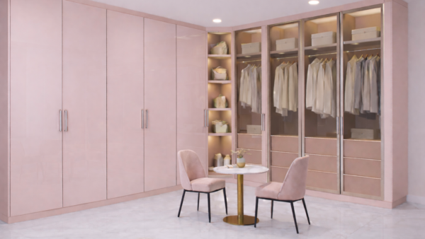 Home 15 Forma Nero Wardrobe Blush Pink Color