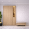 Nova Wardrobe Natural Oat Color Nova Wardrobe Natural Oat Color