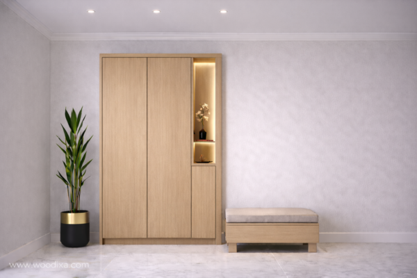 Nova Wardrobe Natural Oat Color Nova Wardrobe Natural Oat Color
