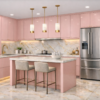 Riva Kitchen Blush Pink Color Riva Kitchen Blush Pink Color