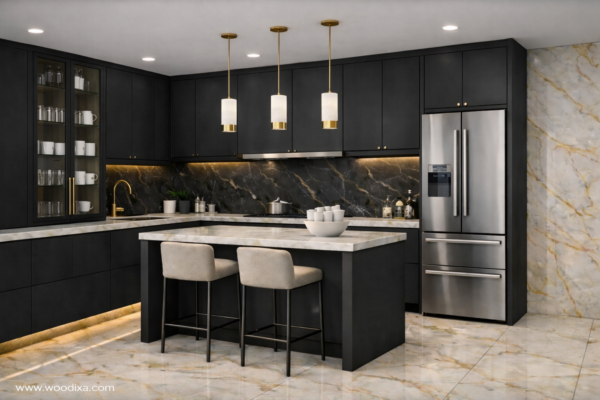 Riva Kitchen Matte Black Color Riva Kitchen Matte Black Color