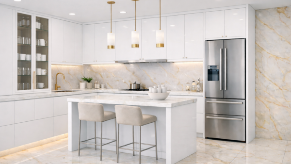 Riva Kitchen Pure White Color Riva Kitchen Pure White Color